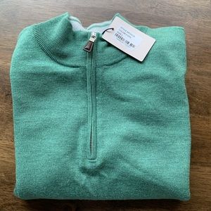 Peter Millar Crown Soft Merino-Silk Quarter-Zip